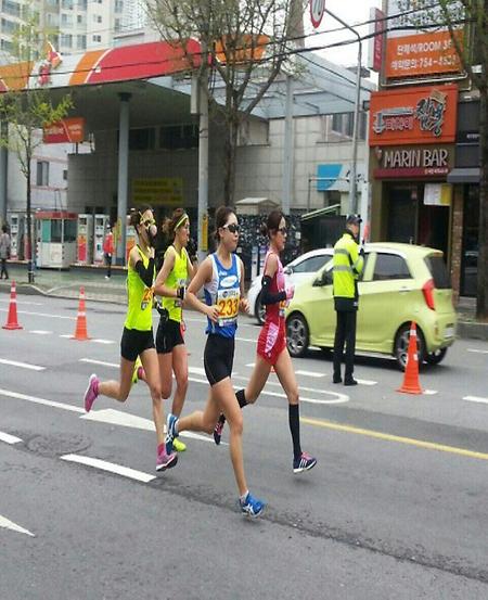 2015 대구 국제 마라톤 대회 염고은 학생 국내 1위 우승